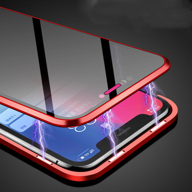 Magnetic Privacy Phone Case (Anti-Peep Glass)