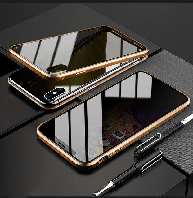 Magnetic Privacy Phone Case (Anti-Peep Glass)